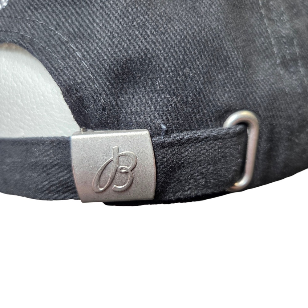 Breitling Black Embroidered Hat Logo Yellow Embroidered Strapback Cap NWOT Watch - Picture 6 of 9